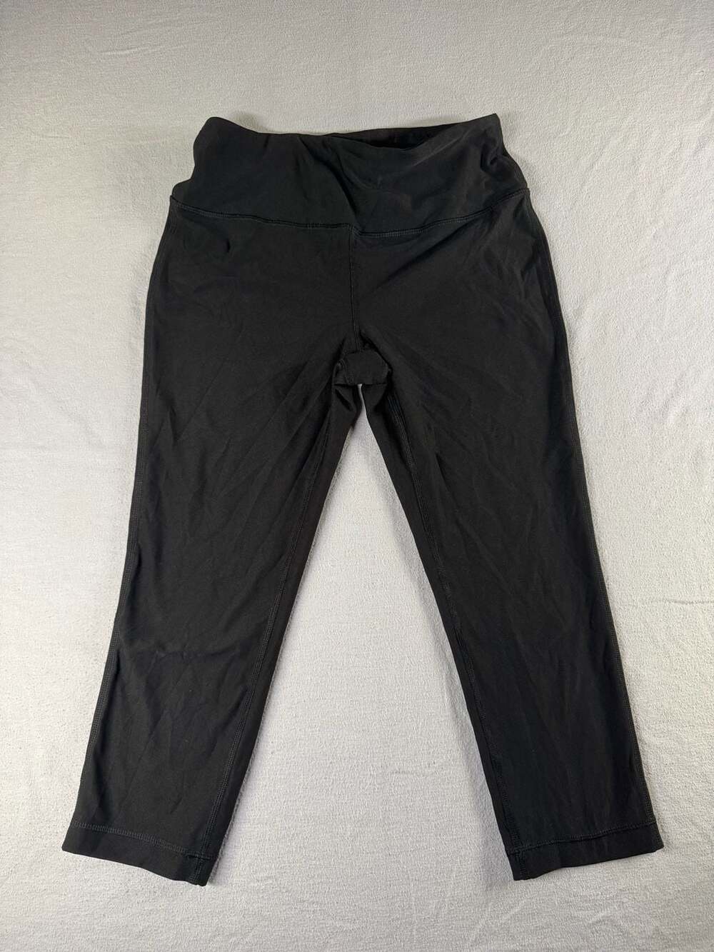 Athletic Works Fitted Crop Size M Black Leggings